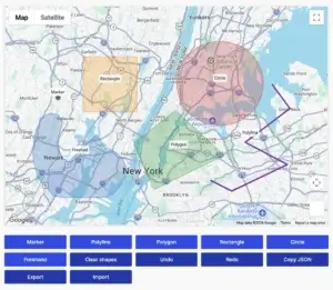 Gravity geolocation Drawing Tools