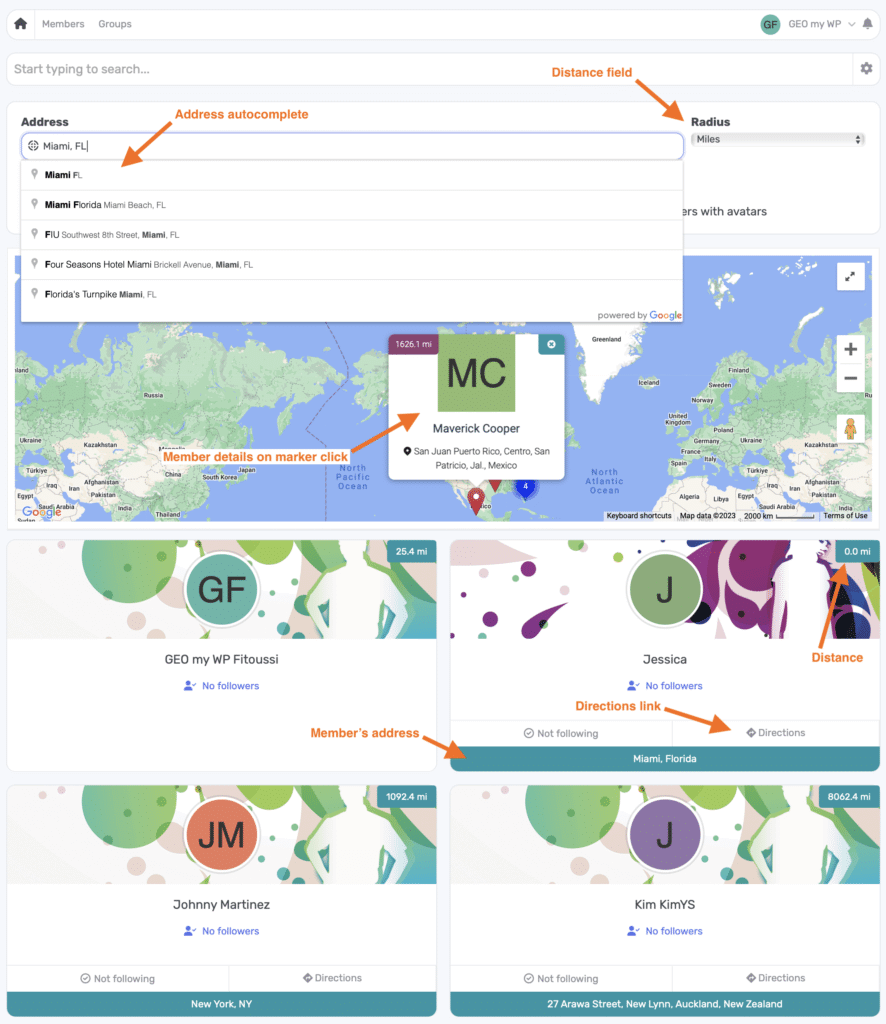 Powerful Geolocation-Based Features for PeepSo Plugin • GEO my WP