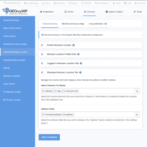 Members Geolocation General Settings 4