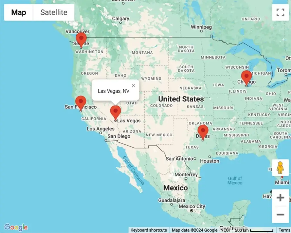 Ninja Geolocation Mashup Map